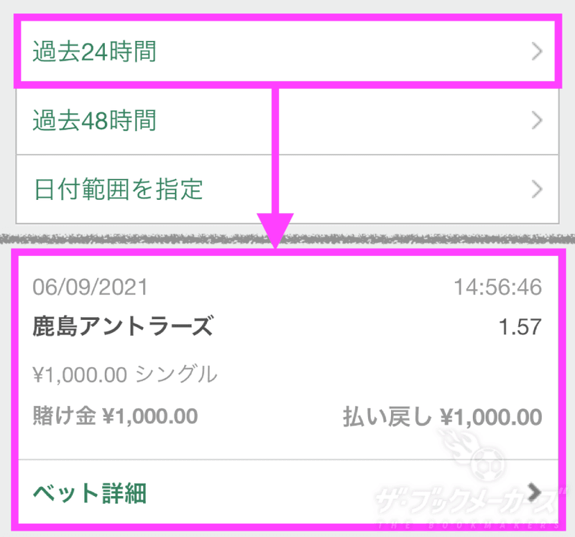 bet365 確定済ベット