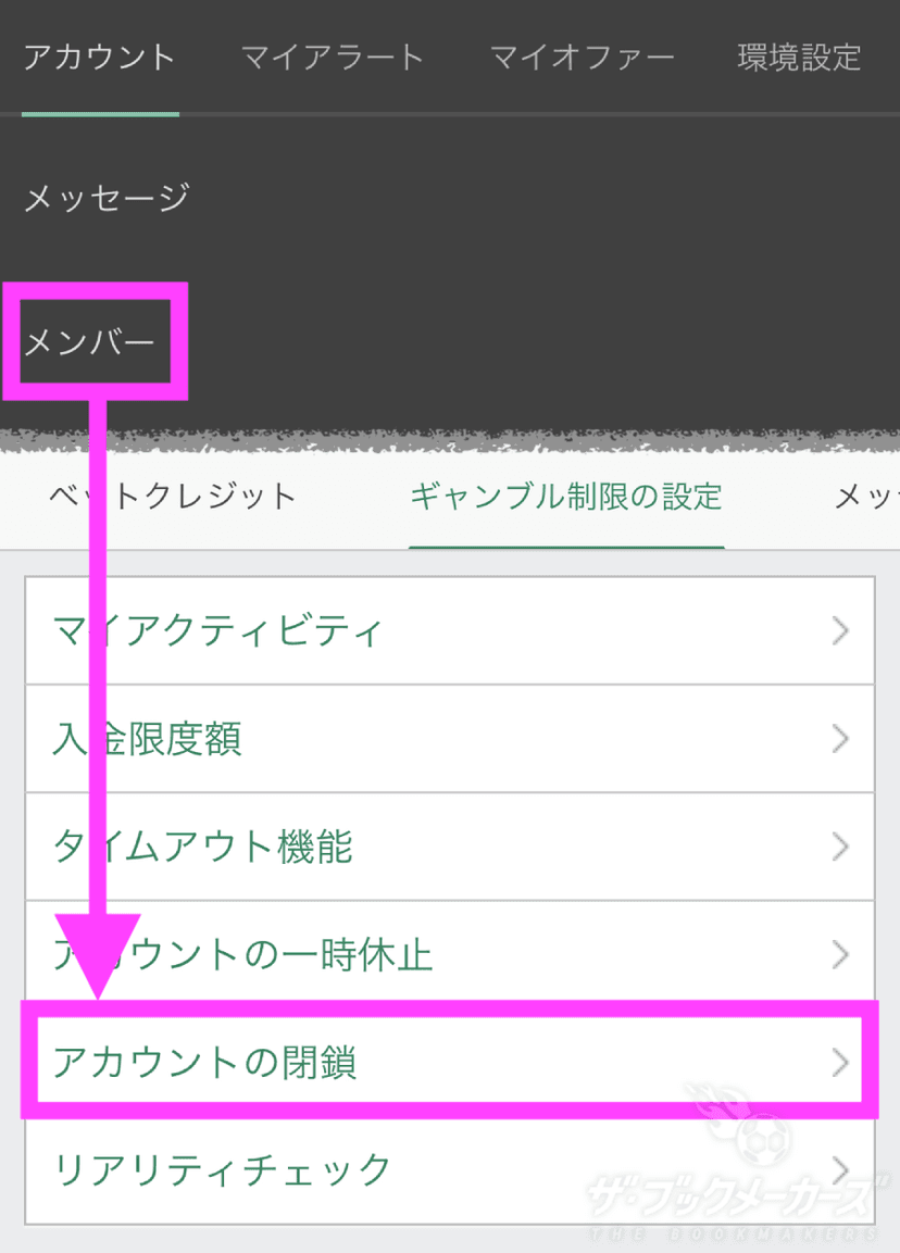 bet365の口座を閉鎖する方法