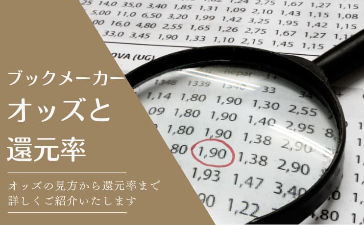 ブックメーカーのオッズの見方と計算方法を完全解説！