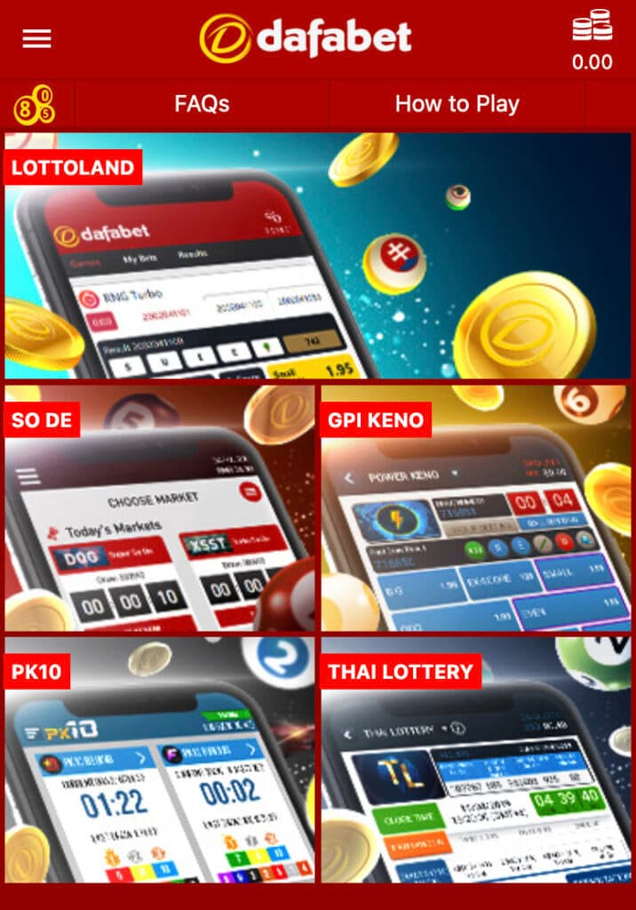 dafabet 遊べるゲームの種類